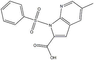 1-(Phenylsulphonyl)-5-Methyl-7-azaindole-2-carboxylic acid CAS#: 1227266-93-4