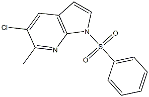 1-(Phenylsulphonyl)-5-chloro-6-Methyl-7-azaindole CAS#: 1227269-24-0