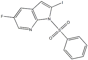 1-(Phenylsulphonyl)-5-fluoro-2-iodo-7-azaindole CAS#: 1227268-55-4