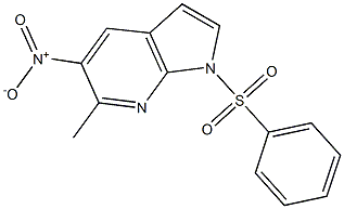 1-(Phenylsulphonyl)-6-Methyl-5-nitro-7-azaindole CAS#: 1227270-74-7