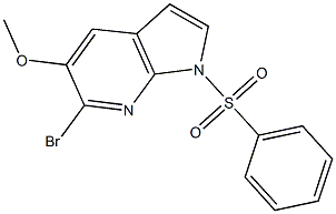 1-(Phenylsulphonyl)-6-broMo-5-Methoxy-7-azaindole CAS#: 1227270-28-1