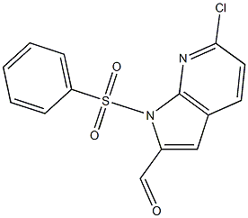 1-(Phenylsulphonyl)-6-chloro-7-azaindole-2-carbaldehyde CAS#: 1227268-67-8