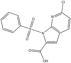 1-(Phenylsulphonyl)-6-chloro-7-azaindole-2-carboxylic acid CAS#: 1227269-03-5