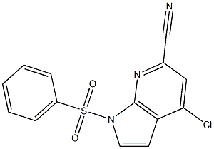 1-(Phenylsulphonyl)-6-cyano-4-chloro-7-azaindole CAS#: 1227270-27-0