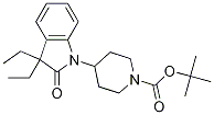 1-Piperidinecarboxylic acid, 4-(3,3-diethyl-2,3-dihydro-2-oxo-1H-indol-1-yl)-, 1,1-diMethylethyl ester CAS#: 1358667-41-0