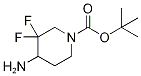 1-Piperidinecarboxylic acid, 4-aMino-3,3-difluoro-, 1,1-diMethylethyl ester CAS#: 1255666-48-8