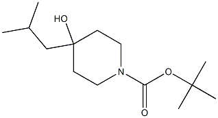 1-Piperidinecarboxylic acid, 4-hydroxy-4-(2-methylpropyl)-, 1,1-dimethylethyl ester CAS#: 1192122-38-5