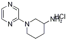 1-Pyrazin-2-yl-piperidin-3-ylaMine hydrochloride, 98+% C9H15ClN4, 分子量 214.69 CAS#: 1185319-30-5
