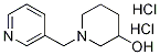 1-Pyridin-3-ylMethyl-piperidin-3-ol dihydrochloride, 98+% C11H18Cl2N2O, 分子量 265.18 CAS#: 1185307-92-9