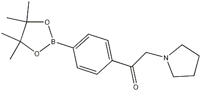 1-(Pyrrolidin-1-yl)-2-[4-(4,4,5,5-tetramethyl-1,3,2-dioxaborolan-2-yl)phenyl]ethanone CAS#: 1256359-85-9