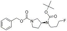 1-Pyrrolidinecarboxylic acid, 3-[[(1,1-diMethylethoxy)carbonyl](3-fluoropropyl)aMino]-, phenylMethyl ester, (3S)- CAS#: 1312756-08-3