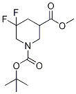 1-Tert-butyl 3-Methyl 5,5-difluoropiperidine-1,3-dicarboxylate CAS#: 1255667-06-1