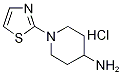 1-Thiazol-2-yl-piperidin-4-ylaMine hydrochloride, 98+% C8H14ClN3S, 分子量 219.74 CAS#: 1185319-77-0