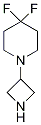 1-(azetidin-3-yl)-4,4-difluoropiperidine CAS#: 1257293-83-6