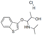 1-benzothiophen-3-yloxy-3-(propan-2-ylamino)propan-2-ol hydrochloride CAS#: 71572-73-1