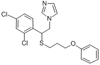 1-(beta-(Phenoxypropylthio)-2,4-dichlorphenaethyl)-imidazol [German] CAS#: 71821-45-9