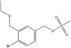 1-bromo-2-ethoxymethyl-4-methanesulfonyloxymethylbenzene CAS#: 1255948-72-1