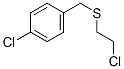 1-chloro-4-[[(2-chloroethyl)thio]methyl]benzene CAS#: 71501-38-7