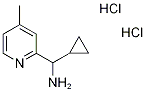 1-cyclopropyl-1-(4-methyl-2-pyridinyl)methanamine(SALTDATA: 2HCl) CAS#: 1203308-27-3