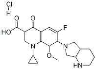 1-cyclopropyl-6-fluoro-8-Methoxy-4-oxo-7-(tetrahydro-1H-pyrrolo[3,4-b]pyridin-6(2H,7H,7aH)-yl)-1,4-dihydroquinoline-3-carboxylic acid hydrochloride CAS#: 1246654-75-0