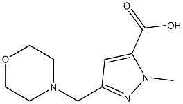 1-methyl-3-(4-morpholinylmethyl)-1H-pyrazole-5-carboxylic acid CAS#: 1198439-07-4