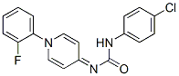 1-(o-Fluorophenyl)-4-[[(p-chlorophenyl)carbamoyl]imino]-1,4-dihydropyridine CAS#: 71205-56-6