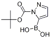 1-(t-Butoxycarbonyl)pyrazole-5-boronic acid CAS#: 1217500-54-3