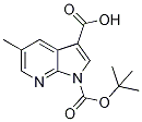 1-(tert-Butoxycarbonyl)-5-methyl-1H-pyrrolo-[2,3-b]pyridine-3-carboxylic acid CAS#: 1198097-92-5