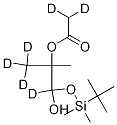 1-[(tert-Butyldimethylsilyl)oxy]-2-methyl-2-acetoxypropanol-D6 CAS#: 1184976-30-4