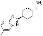 1-[trans-4-(5-methyl-1,3-benzoxazol-2-yl)cyclohexyl]methanamine(SALTDATA: FREE) CAS#: 1217702-12-9