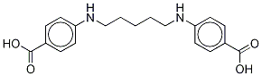 4,4’-(1,5-Pentanediyldiimino)dibenzoic Acid CAS#: 1081849-97-9