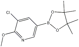 3-Chloro-2-methoxy-5-(4,4,5,5-tetramethyl-[1,3,2]dioxaborolan-2-yl)-pyridine CAS#: 1083168-91-5