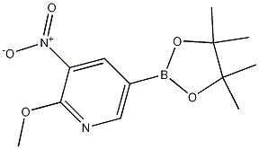 2-Methoxy-3-nitro-5-(4,4,5,5-tetramethyl-[1,3,2]dioxaborolan-2-yl)-pyridine CAS#: 1083168-94-8