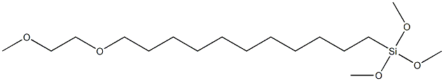 11-(2-METHOXYETHOXY)UNDECYLTRIMETHOXYSLANE CAS#: 1384163-86-3