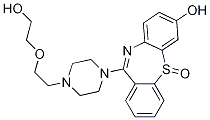 11-[4-[2-(2-Hydroxyethoxy)ethyl]-1-piperazinyl]dibenzo[b,f][1,4]thiazepin-7-ol S-Oxide CAS#: 1185170-04-0