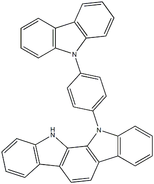 11-(4-(9H-carbazol-9-yl)phenyl)-11,12-dihydroindolo[2,3-a]carbazole CAS#: 1187846-74-7