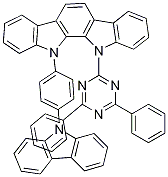 11-(4-(9H-carbazol-9-yl)phenyl)-12-(4,6-diphenyl-1,3,5-triaziN-2-yl)-11,12-dihydroindolo[2,3-a]carbazole CAS#: 1246963-70-1