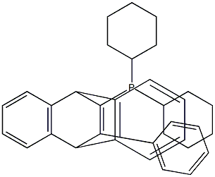11-Dicyclohexylphosphino-12-phenyl-9,10-ethenoanthracene dichloromethane adduct, min. 98% KITPHOS CAS#: 1166994-77-9