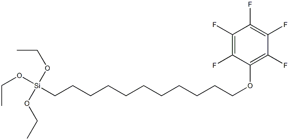 11-(Pentafluorophenoxy)undecyltriethoxysilane, 95% CAS#: 1197981-13-7