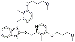 N-[[4-(3-Methoxypropoxy)-3-methyl-2-pyridinyl]methyl] Rabeprazole Sulfide CAS#: 1114543-47-3
