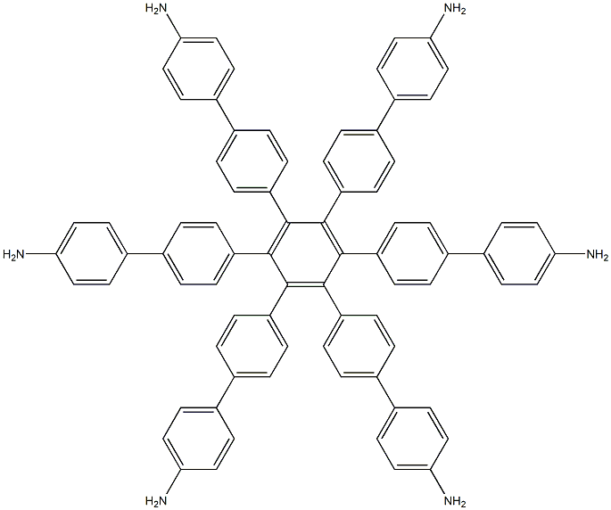 [1,1':4',1'':2'',1''':4''',1''''-Quinquephenyl]-4,4''''-diamine, 3'',4'',5'',6''-tetrakis(4'-amino[1,1'-biphenyl]-4-yl)- CAS#: 1355992-59-4