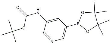 [5-(4,4,5,5-Tetramethyl-[1,3,2]dioxaborolan-2-yl)-pyridin-3-yl]-carbamic acid tert-butyl ester CAS#: 1171897-39-4