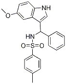N-[(5-methoxy-1H-indol-3-yl)-phenyl-methyl]-4-methyl-benzenesulfonamide CAS#: 1172116-59-4