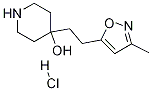 4-[2-(3-Methyl-1,2-oxazol-5-yl)ethyl]piperidin-4-ol hydrochloride CAS#: 1185293-80-4