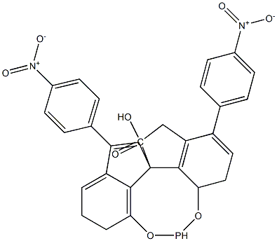 (11aR)-10,11,12,13-Tetrahydro-5-hydroxy-3,7-bis(4-nitrophenyl)-diindeno[7,1-de:1',7'-fg][1,3,2]dioxaphosphocin-5-oxide CAS#: 1352810-37-7