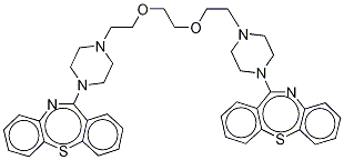 1,2-Bis[2-(4-Dibenzo[b,f][1,4]thiazepin-11-yl-1-piperazinyl)ethoxy]ethane CAS#: 1371638-05-9