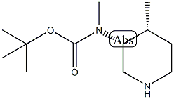 CarbaMic acid, N-Methyl-N-[(3R,4R)-4-Methyl-3-piperidinyl]-, 1,1-diMethylethyl ester, rel- CAS#: 1206824-89-6