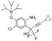2-Amino-5-chloro-α-(cyclopropyl-d4-ethynyl)-4-isopropylsilyloxy-α-(trifluoromethyl)benzenemethanol CAS#: 1216572-03-0
