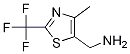 [4-Methyl-2-(trifluoroMethyl)-1,3-thiazol-5-yl]MethanaMine CAS#: 1233026-26-0