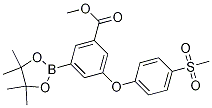 Methyl 3-(4-Methanesulfonylphenoxy)-5-(tetraMethyl-1,3,2-dioxaborolan-2-yl)benzoate CAS#: 1235567-13-1